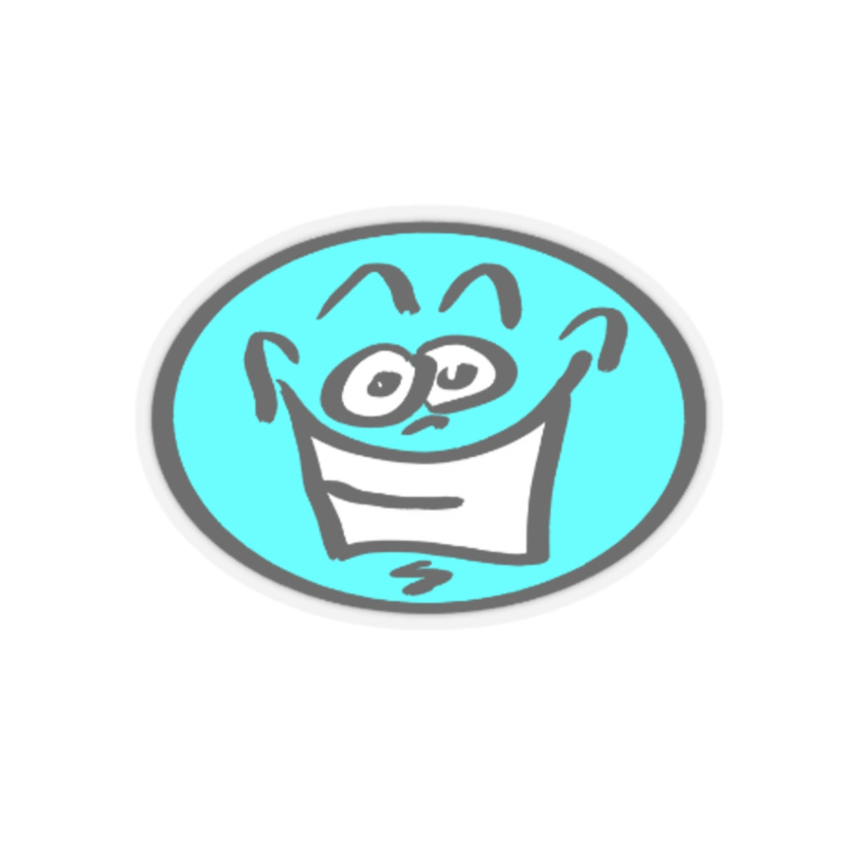 Grin and Bear It – The Ultimate Happy Face Sticker!