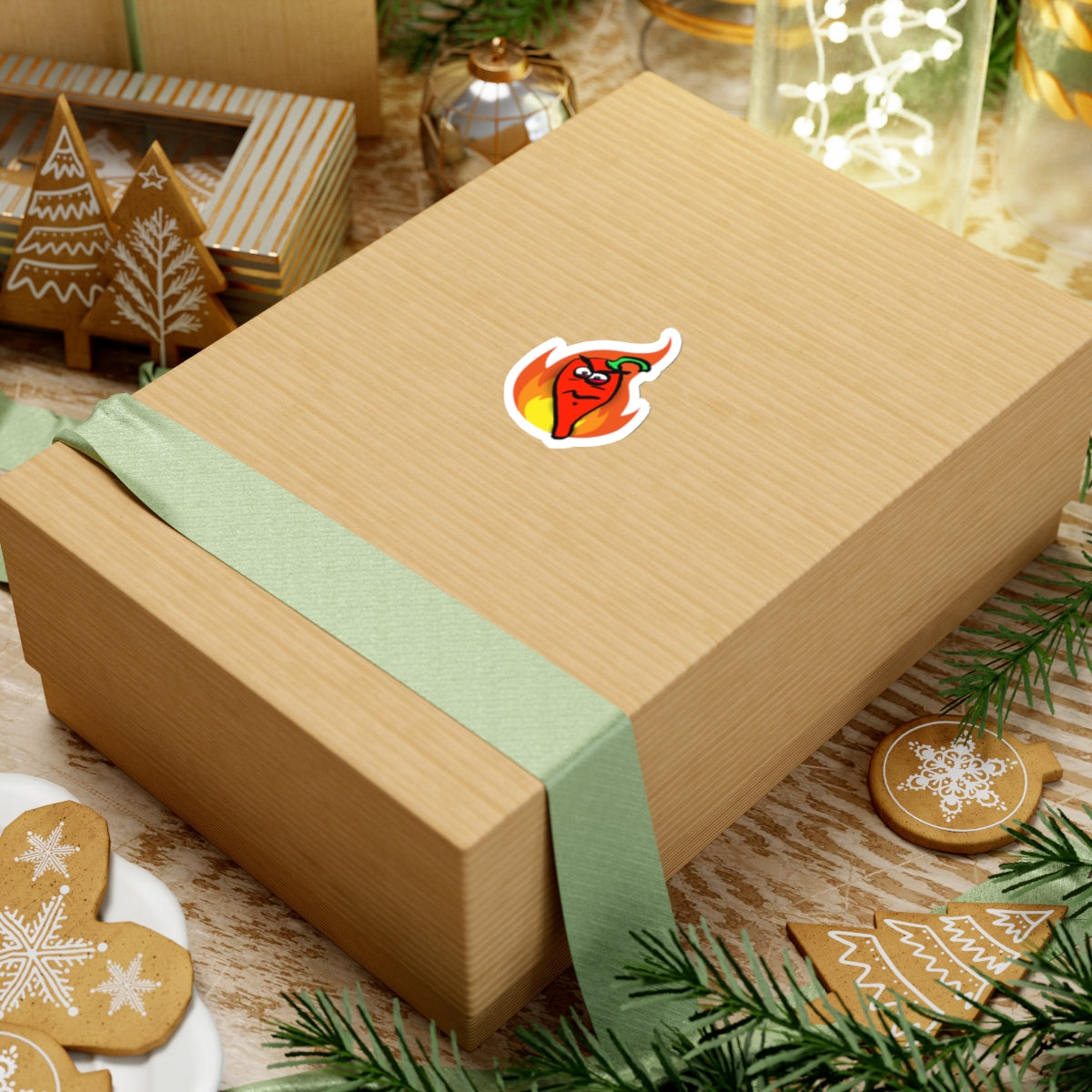 Fired-Up Pepper Sticker – Spicy Attitude Alert!