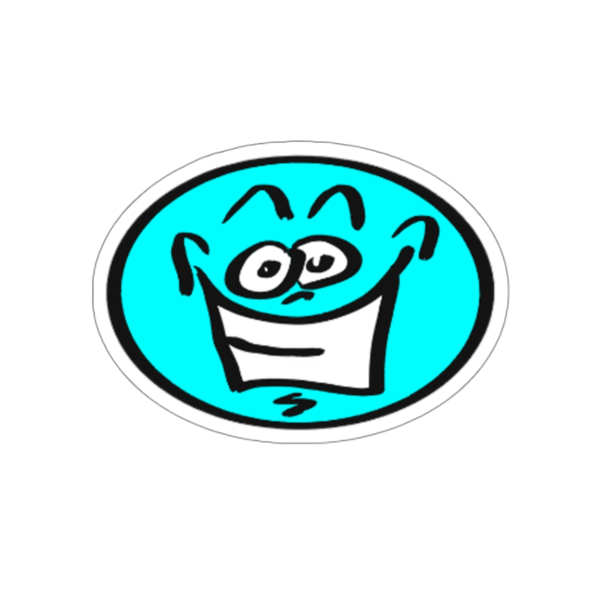 Grin and Bear It – The Ultimate Happy Face Sticker!
